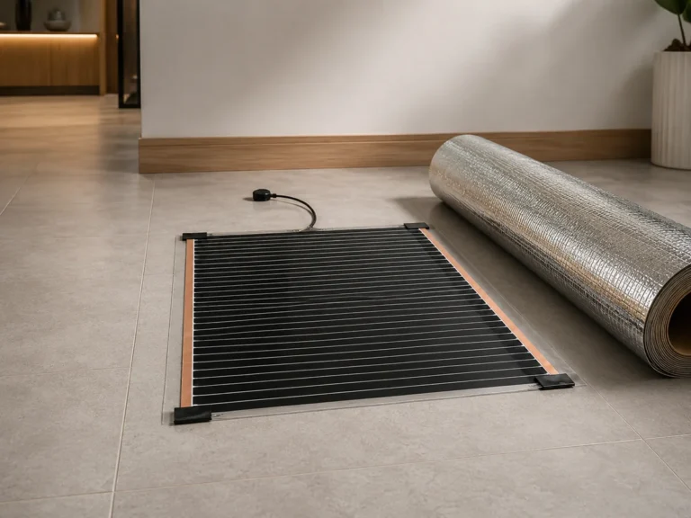 Graphene electric floor heating film for OEM project comparison