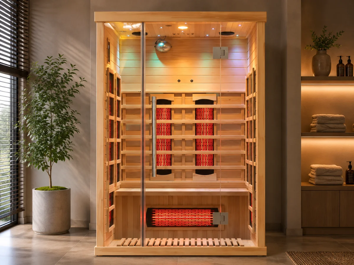 2-Person Far-Infrared Sauna Cabin